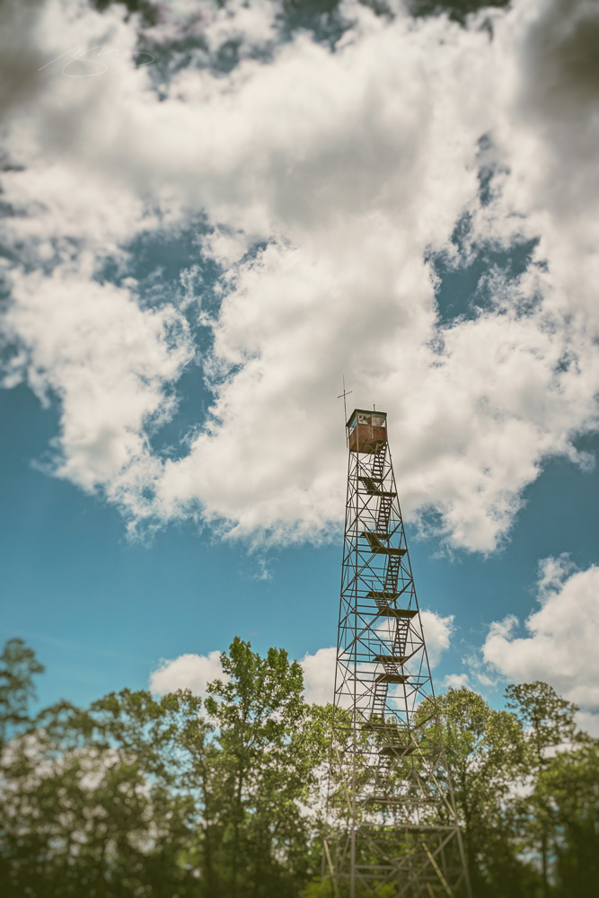 East Macon fire watch tower