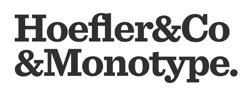 Hoefler and Monotype